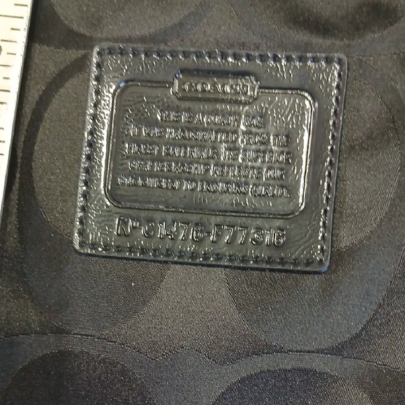 Coach Black Travel Tote and Pouch Set - Picture 11 of 12